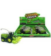 Metalowy model kombajnu