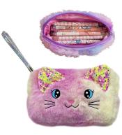 Torebka pluszowa kotek