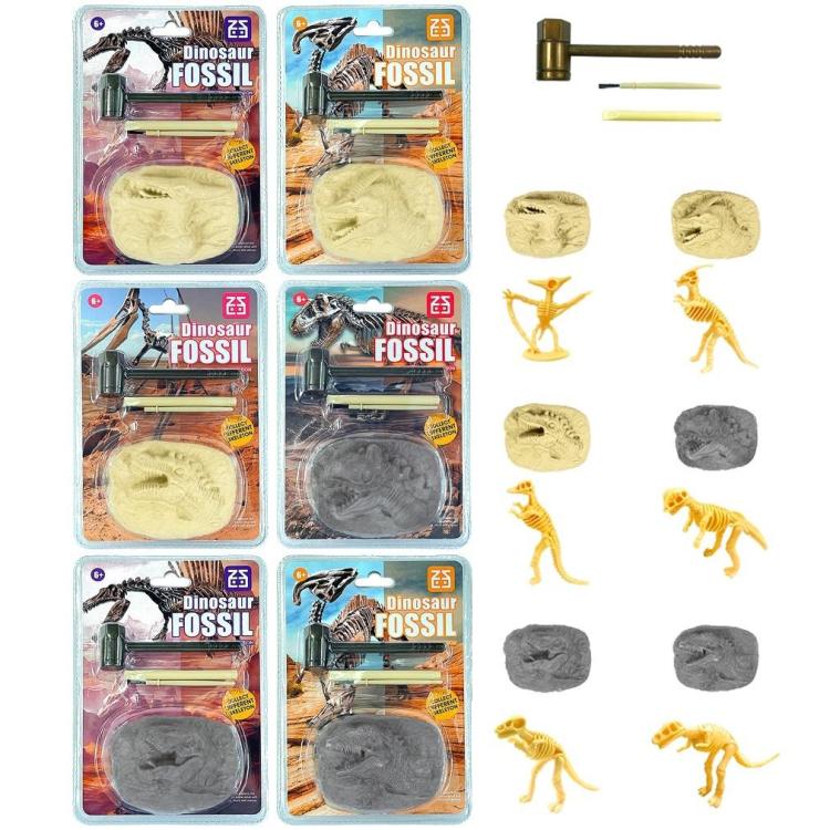 Wykopaliska paleontolog dinozaury MIX