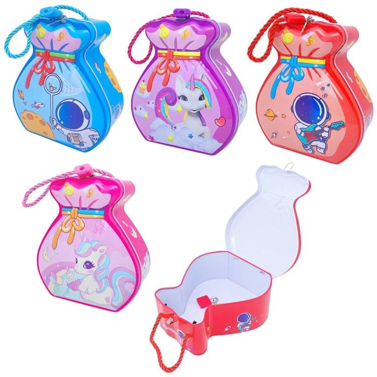 Skarbonka sakiewka jednorożec kosmos MIX