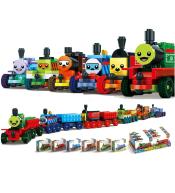 Klocki lokomotywa 45el MIX