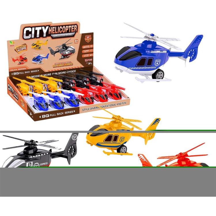 Helikopter z napędem typu pull-back MIX