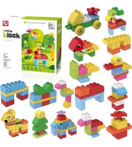 Klocki zwierzęta 102el