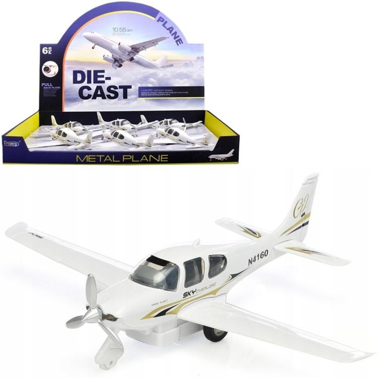 Samolot pull back z dźwiękiem