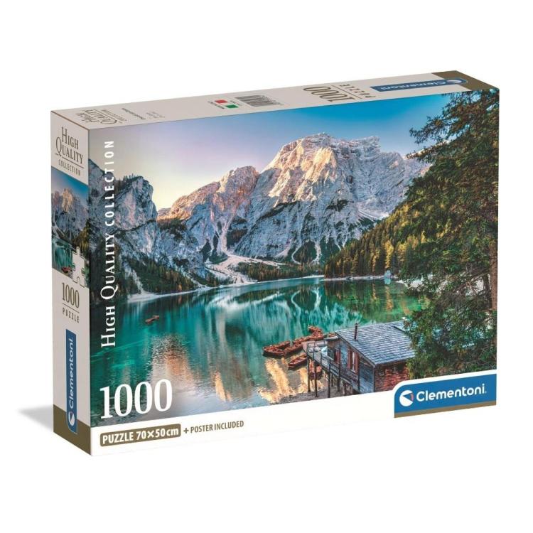 Puzzle 1000 Emerald Lake Braies