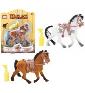 Koń flokowany 2 kolory MIX