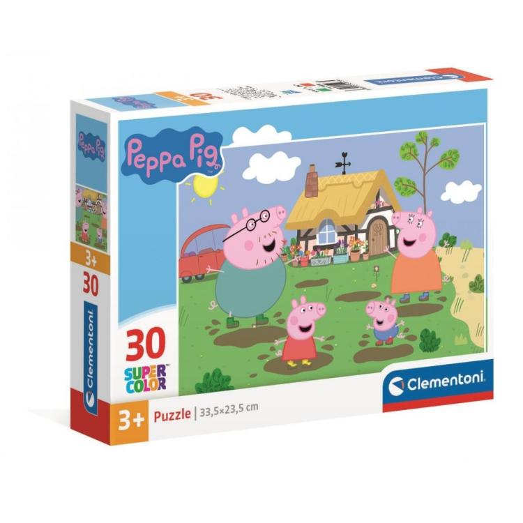 Puzzle 30 Super Kolor Peppa Pig