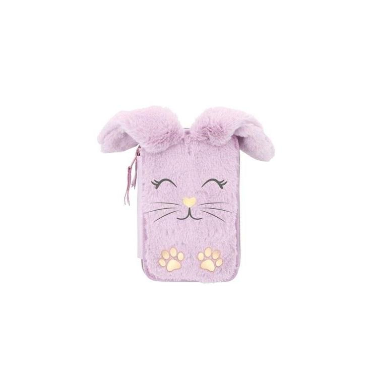 Piórnik potrójny z wyp Astrabag Fluffy Bunny ASTRA
