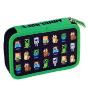 Piórnik poj. bez wyp. 2 klapki Minecraft ASTRA