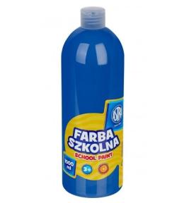 Farba szkolna niebieska ciemna 1000ml ASTRA