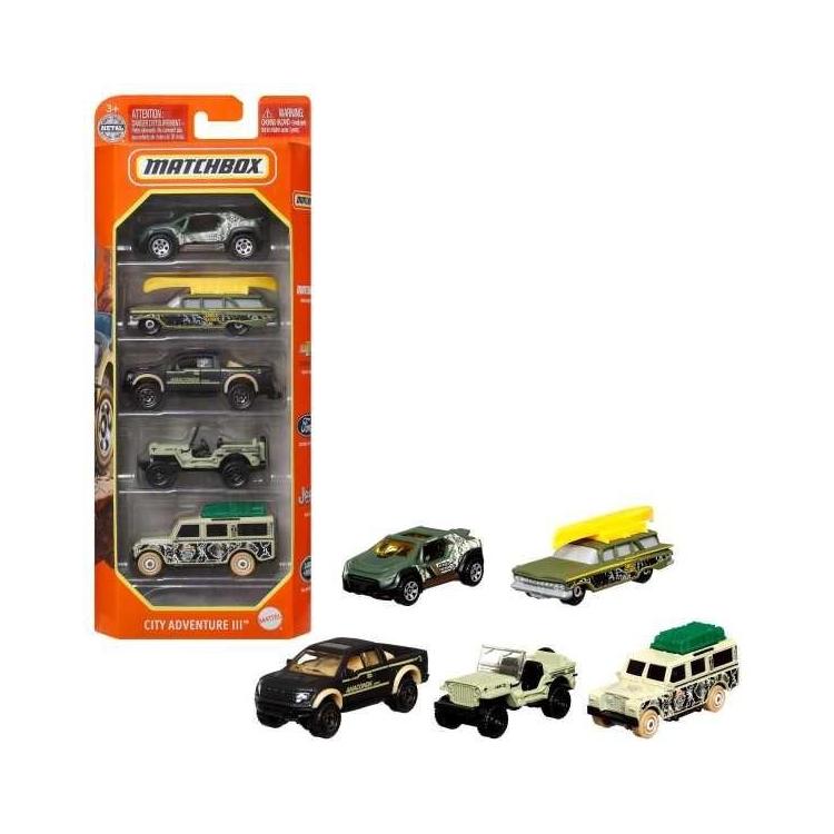 Matchbox Samochodziki 5-pak mix (12szt)