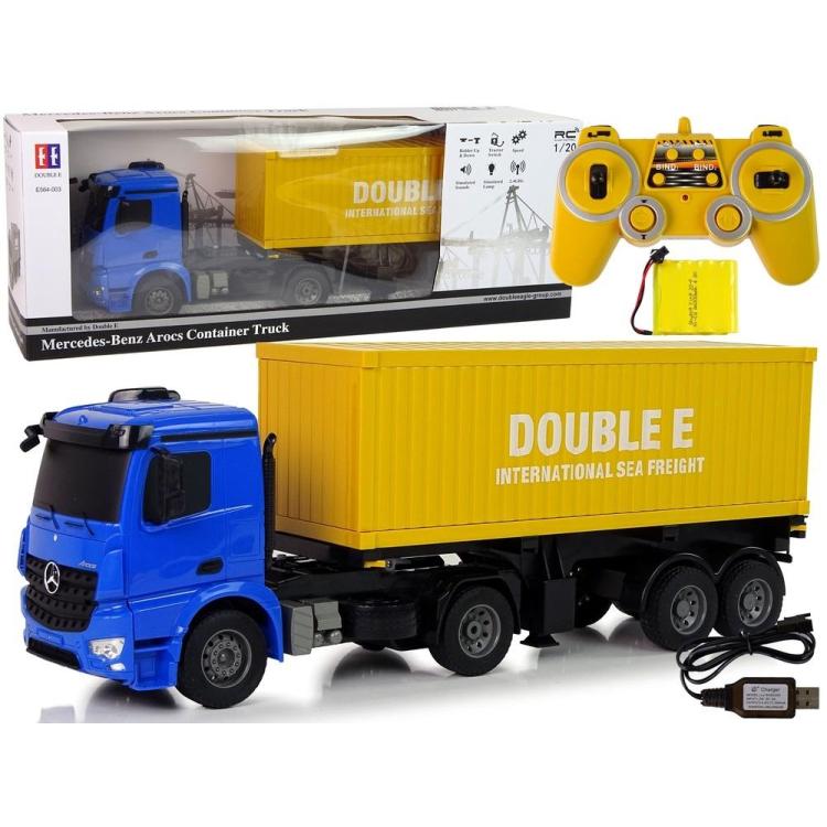 Ciężarówka zdalnie sterowana 1:20 niebieska