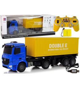 Ciężarówka zdalnie sterowana 1:20 niebieska