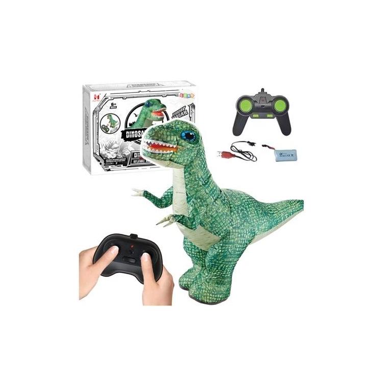 Duży dinozaur dmuchany R/C zielony 130x190cm