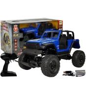 Terenówka RC 4x4 amortyzatory 2.4G niebieska