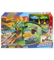 Hot Wheels Monster Trucks Smoczy Wyścig 2 autka