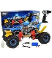 Terenówka Rekin adalnie sterowana niebieska