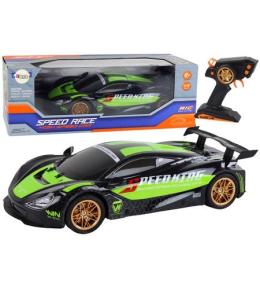 Auto sportowe R/C 1:10 zielono-czarne