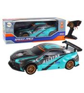 Auto sportowe R/C 1:10 turkusowo- czarne