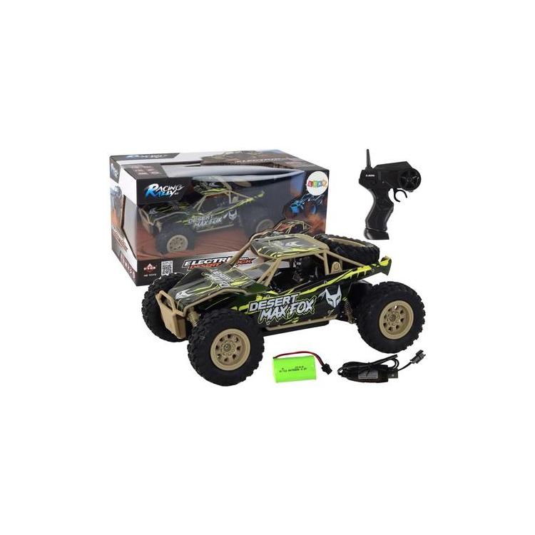 Autko terenowe R/C 1:24 brązowo-zielone