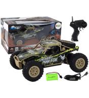 Autko terenowe R/C 1:24 brązowo-zielone