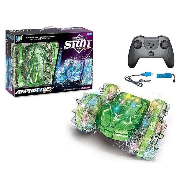 Auto przewrotka R/C świecące koła USB MIX