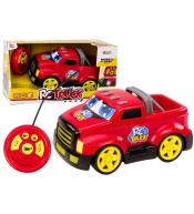 Autko kreskówkowe zdalnie sterowane czerwone