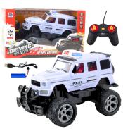 Radiowóz terenowy R/C 1:12 biały