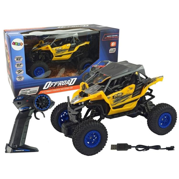 Terenówka Off- Road zdalnie sterowana 1:16 żółta