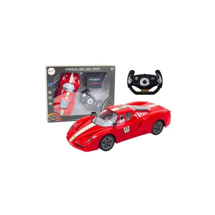 Auto sportowe R/C 1:16 czerwone
