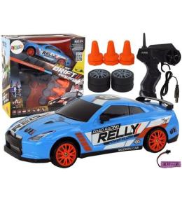 Autko sportowe R/C 1:24 wymienne koła czarne