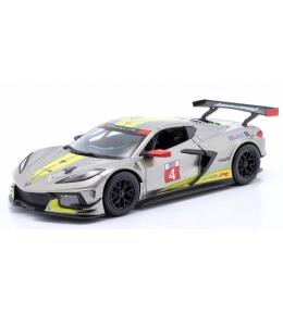 Chevrolet Corvette 2020 silver 1:24 BBURAGO