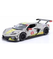 Chevrolet Corvette 2020 silver 1:24 BBURAGO