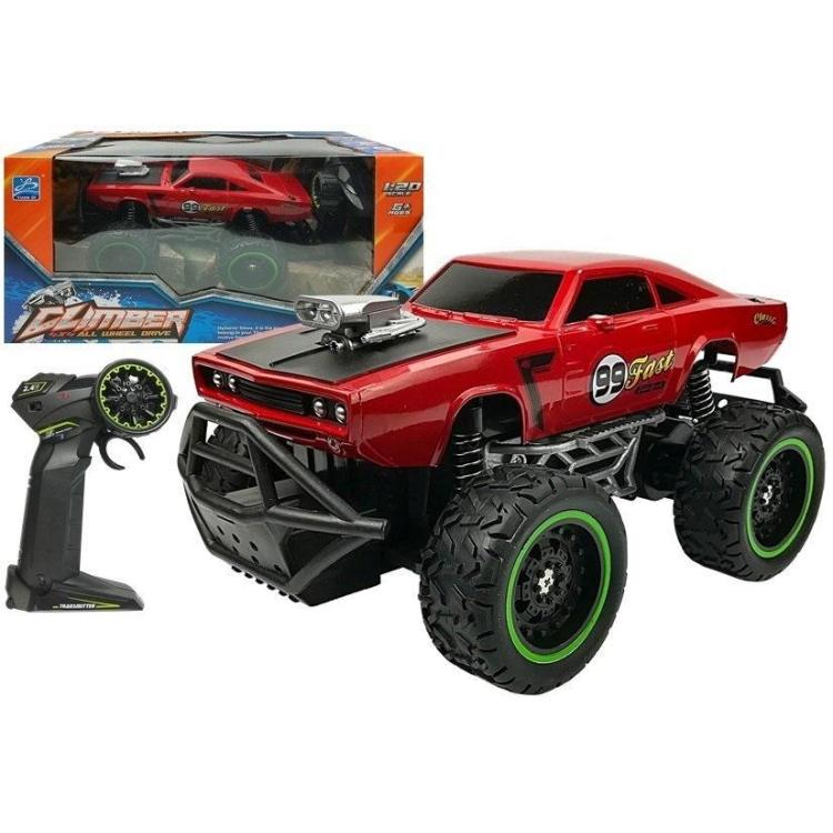 Auto zdalnie sterowane R/C 6.5 km/h czerwone