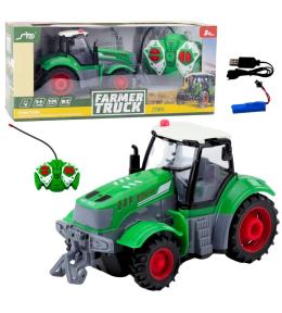 Traktor rolniczy R/C zielony 1:24