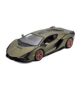 Lamborghini Sian FKP 37 matte green 1:24 BBURAGO