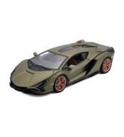 Lamborghini Sian FKP 37 matte green 1:24 BBURAGO