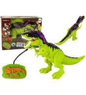 Dinozaur R/C światła dźwięki zielony