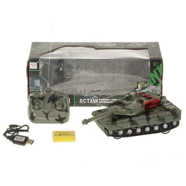 Czołg zdalnie sterowany ze światłem i dźwiękiem