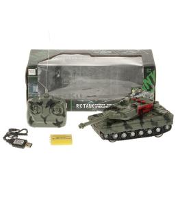 Czołg zdalnie sterowany ze światłem i dźwiękiem