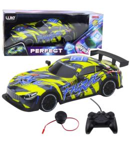 Wyścigówka R/C podświetlana karoseria żółty