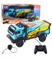 Cieżarówka R/C z dźwiękiem niebiesko-żółta