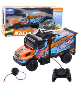 Cieżarówka R/C z dźwiękiem pomarańczowo-niebieski