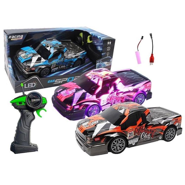 Auto sportowe na radio ze światłem 1:20 MIX