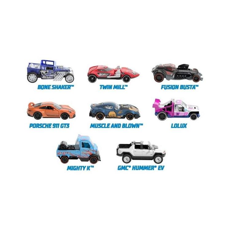 Hot Wheels Pojazd z napędem pull-back mix