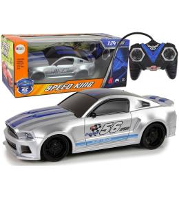 Auto sportowe zdalnie sterowane srebrne