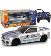 Auto sportowe zdalnie sterowane srebrne