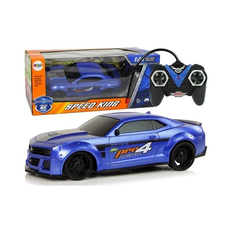 Auto sportowe 1:24 zdalnie sterowane niebieskie