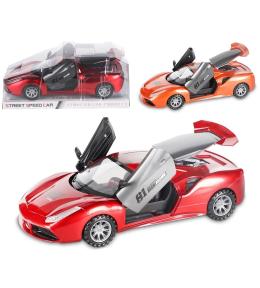 Auto sportowe czerwone