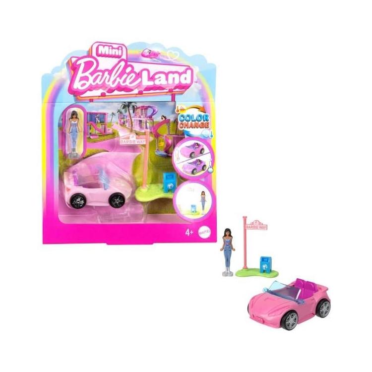 Barbie Mini BarbieLand Kabriolet i minilalka